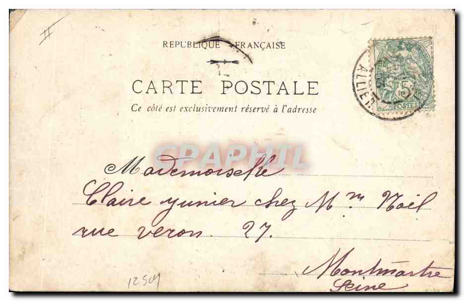 CPA Coq Poule — Back