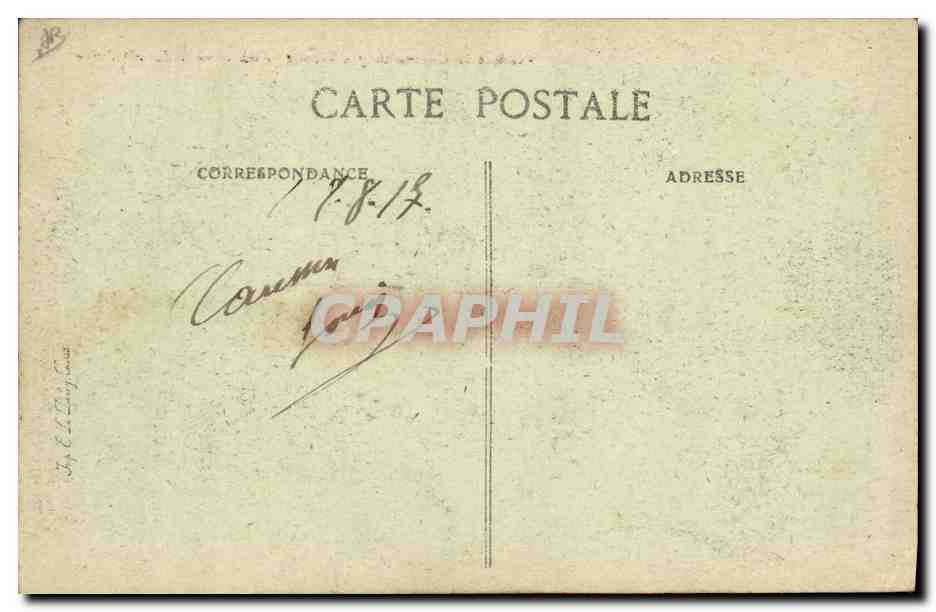 Fismes — Le Groupe Scolaire — Éditeur G.C. Fismes, n°7 — Rückseite