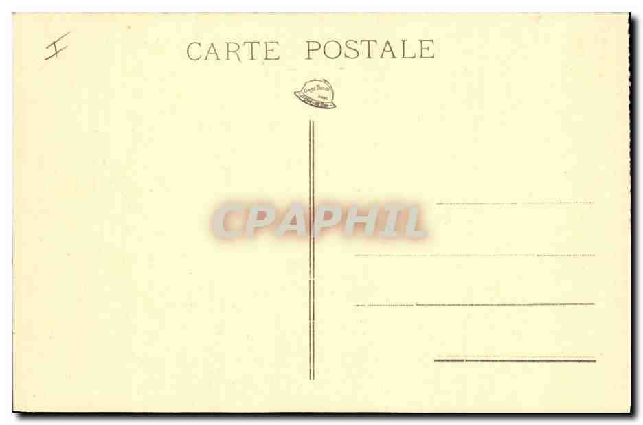 CPA Sante Militaria Ecole du service de sante militaire de Lyon Hopital militaire d'instruction Desgenettes Facade sur le quai Gailleton — Rückseite