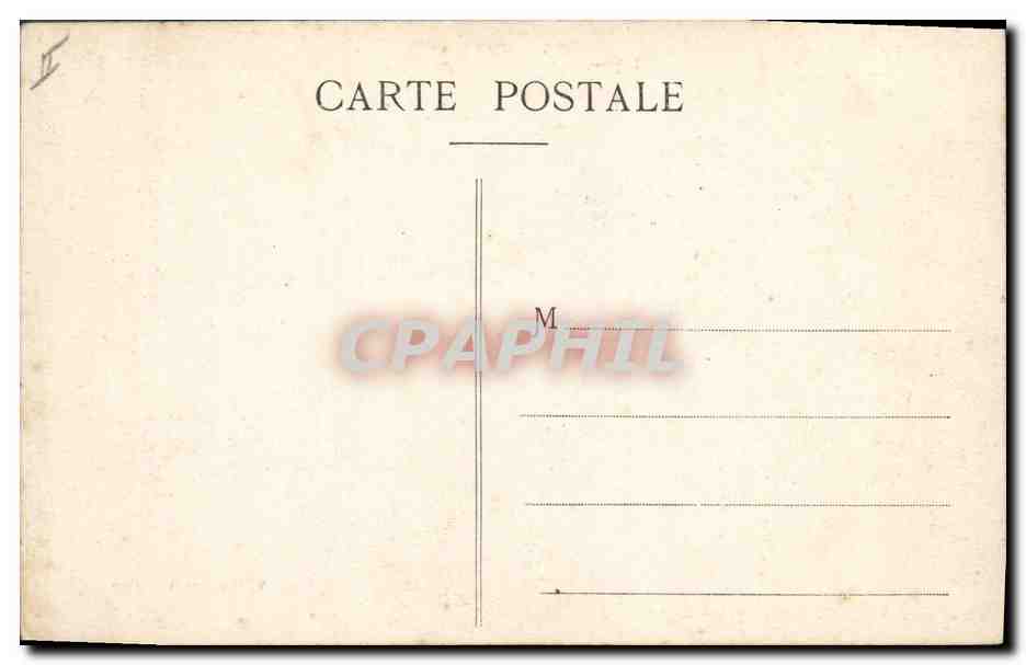 CPA Sante Militaria Briance L'Hopital militaire  — Rückseite