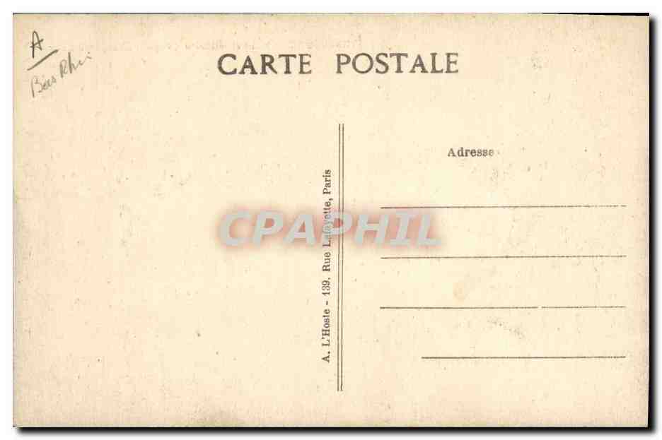 Strasbourg — Hôpital Militaire Gaujot — Deuxième Cour — Rückseite