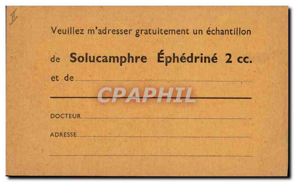 CPA Sante Laboratoires Michel Delalande Rue Henri Regnault Courbevoie Paris — Rückseite