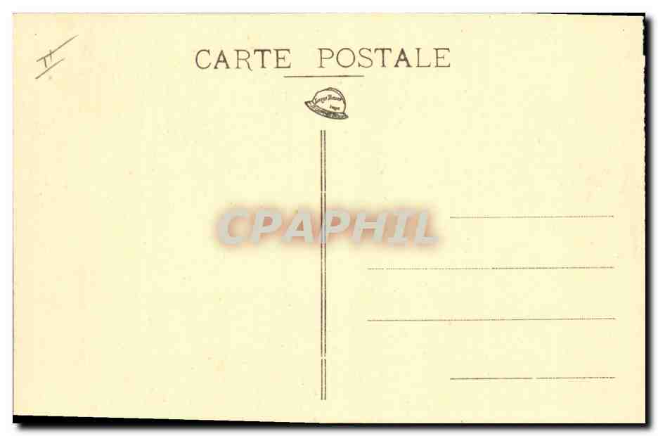 CPA Sante Militaria Ecole du service de sante militaire de Lyon Cour d'honneur — Rückseite