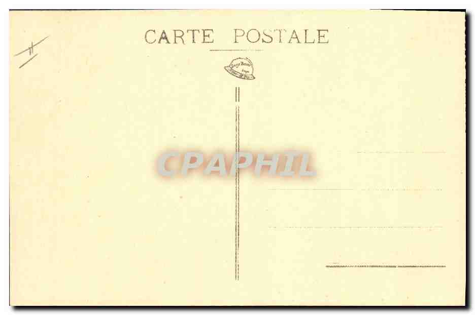 CPA Sante Militaria Ecole du service de sante militaire de Lyon Grand refectoire — Rückseite