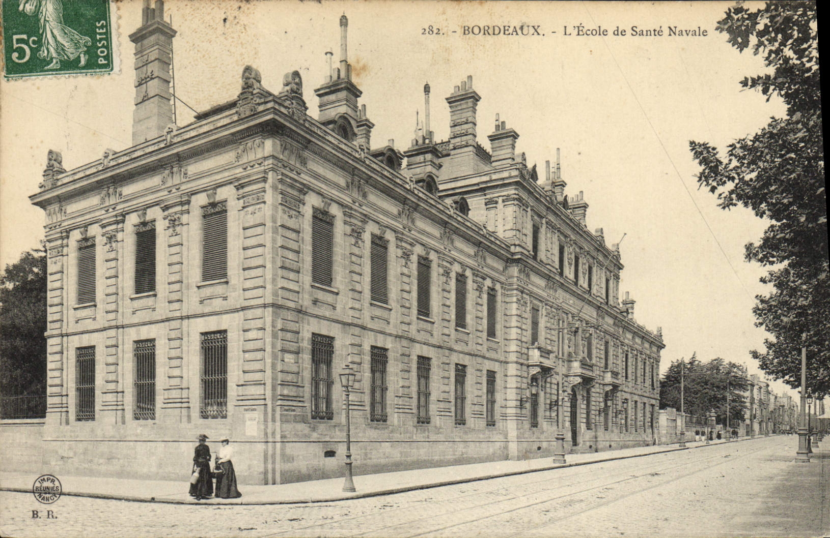 CPA Sante Militaria Bordeaux l'ecole de Sante Navale