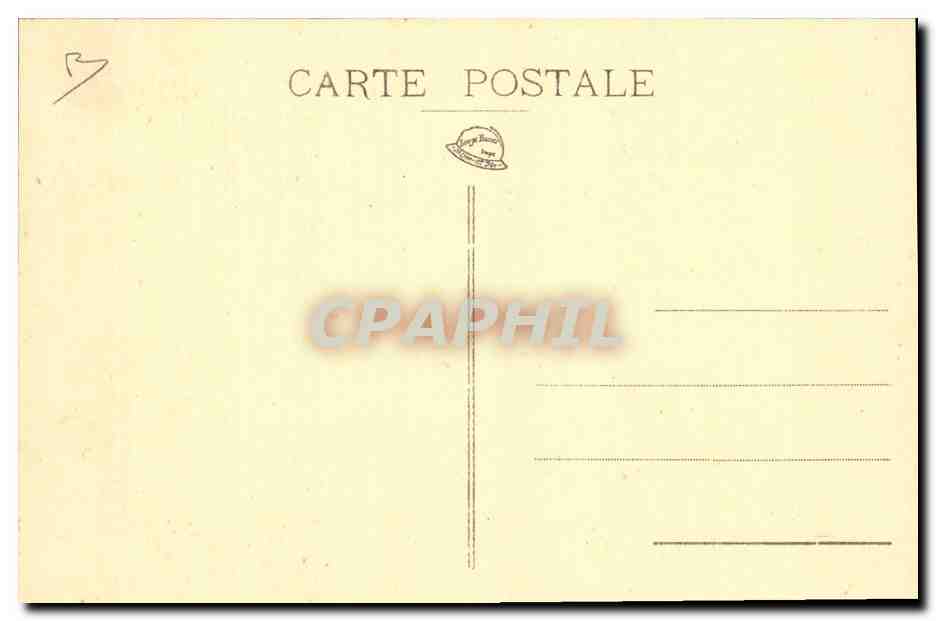 École du Service de Santé Militaire — Hôpital Militaire d'Instruction — Desgenettes - Cour d'Honneur — Parciet, éds. Lyon — Rückseite