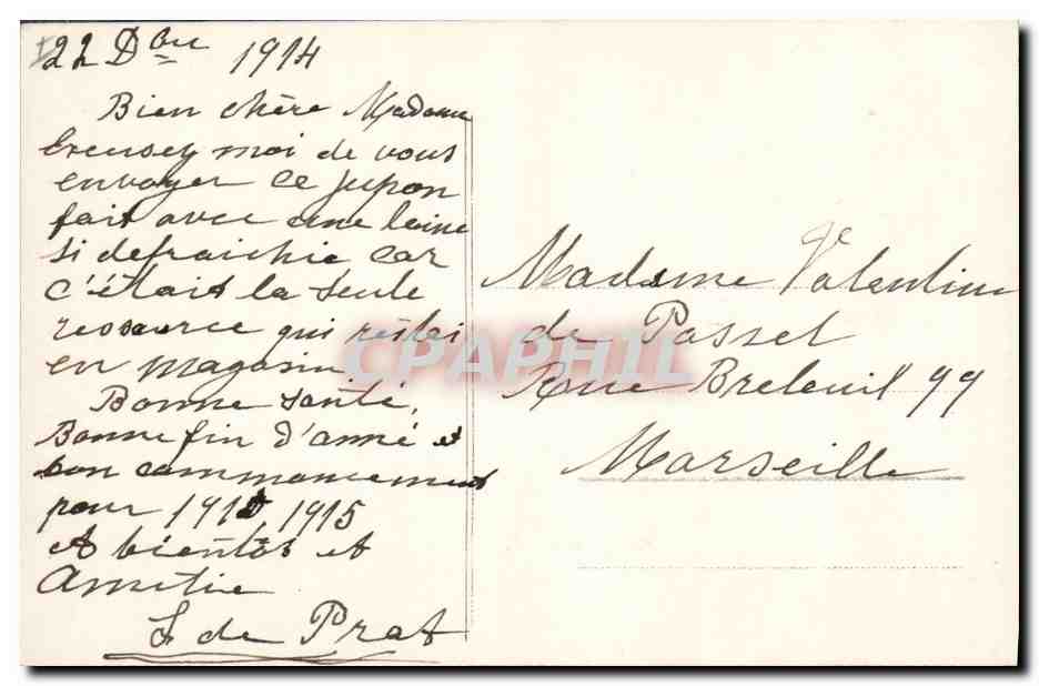 CPA Sante Militaria Infirmiere Croix Rouge — Rückseite
