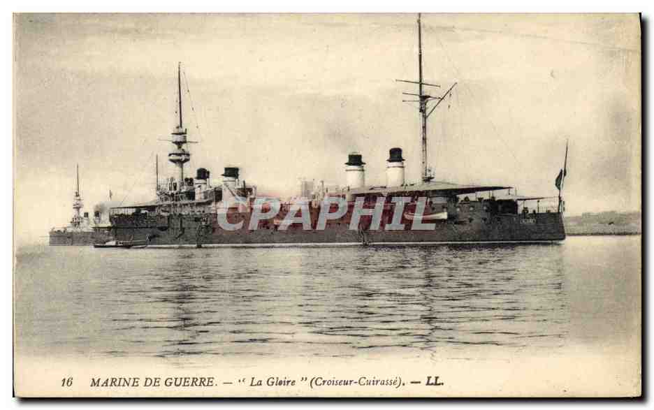 CPA Bateau La Gloire Croiseur Cuirasse