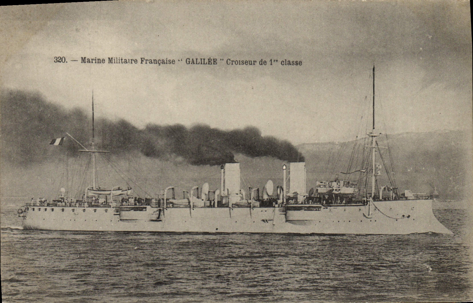 CPA Bateau Galilee Croiseur de 1ere classe