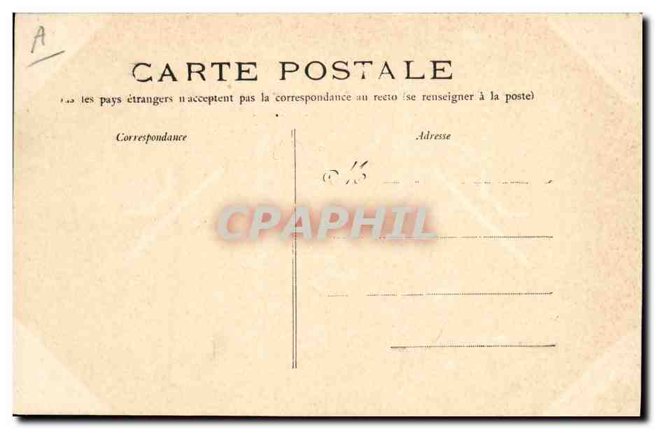 CPA Bateau Galilee Croiseur de 1ere classe — Verso