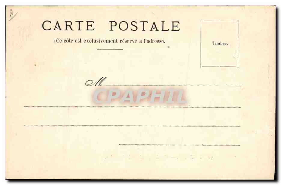 CPA Bateau Toulon Gaulois Cuirasse d'escadre — Verso