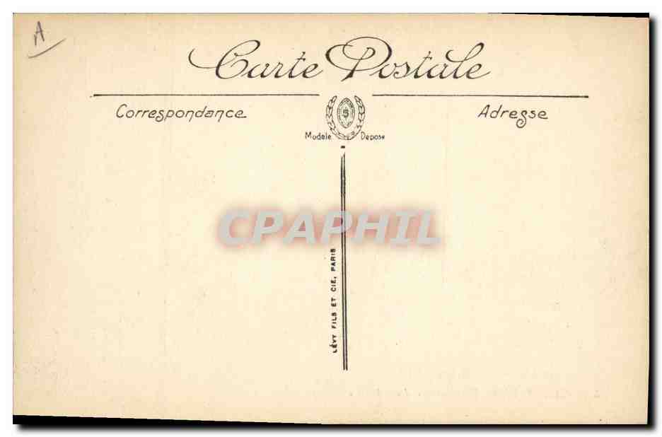 CPA Bateau La Gloire — Verso