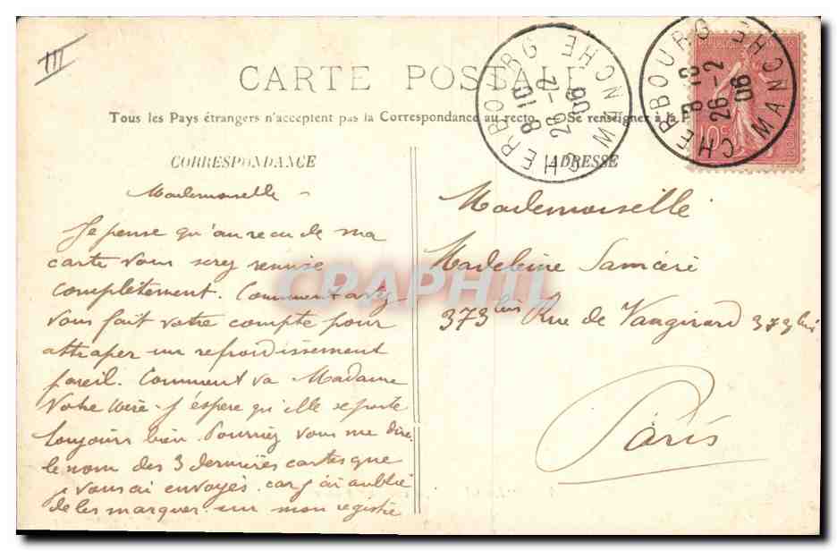 CPA Bateau La Gloire Croiseur Cuirasse — Verso