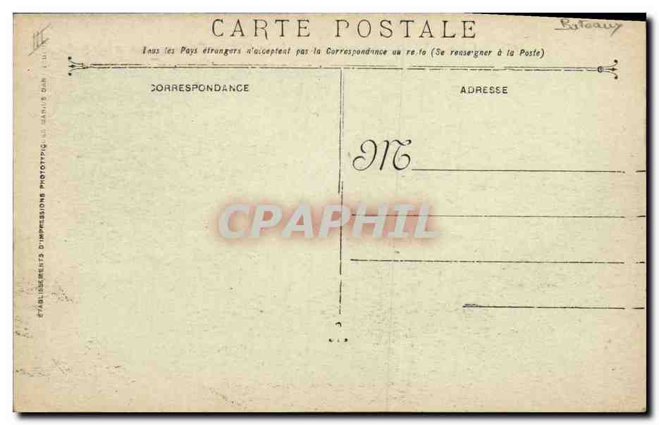 CPA Bateau Gueydon Croiseur Cuirasse  — Verso