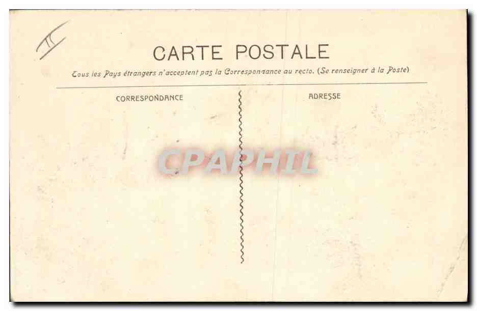 CPA Bateau Le Gaulois Cuirasse d'escadre — Verso