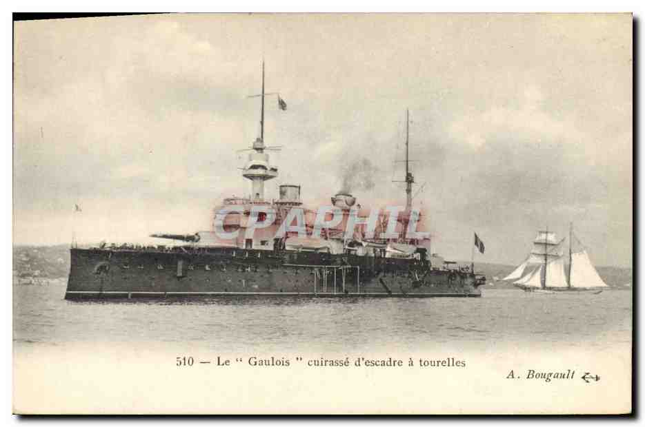 Le "Gaulois" cuirassé d'escadre à tourelles — A. Bougault n°510