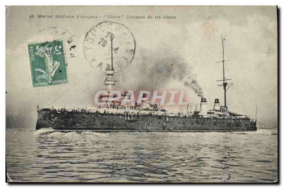CPA Bateau Gloire de 1ere classe