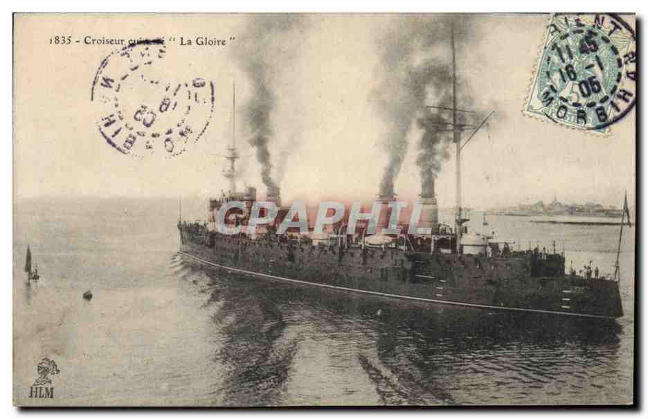 CPA Bateau Croiseur Cuirasse La Gloire