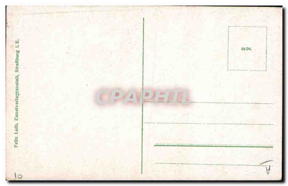 CPA Folklore Lorraine  — Verso