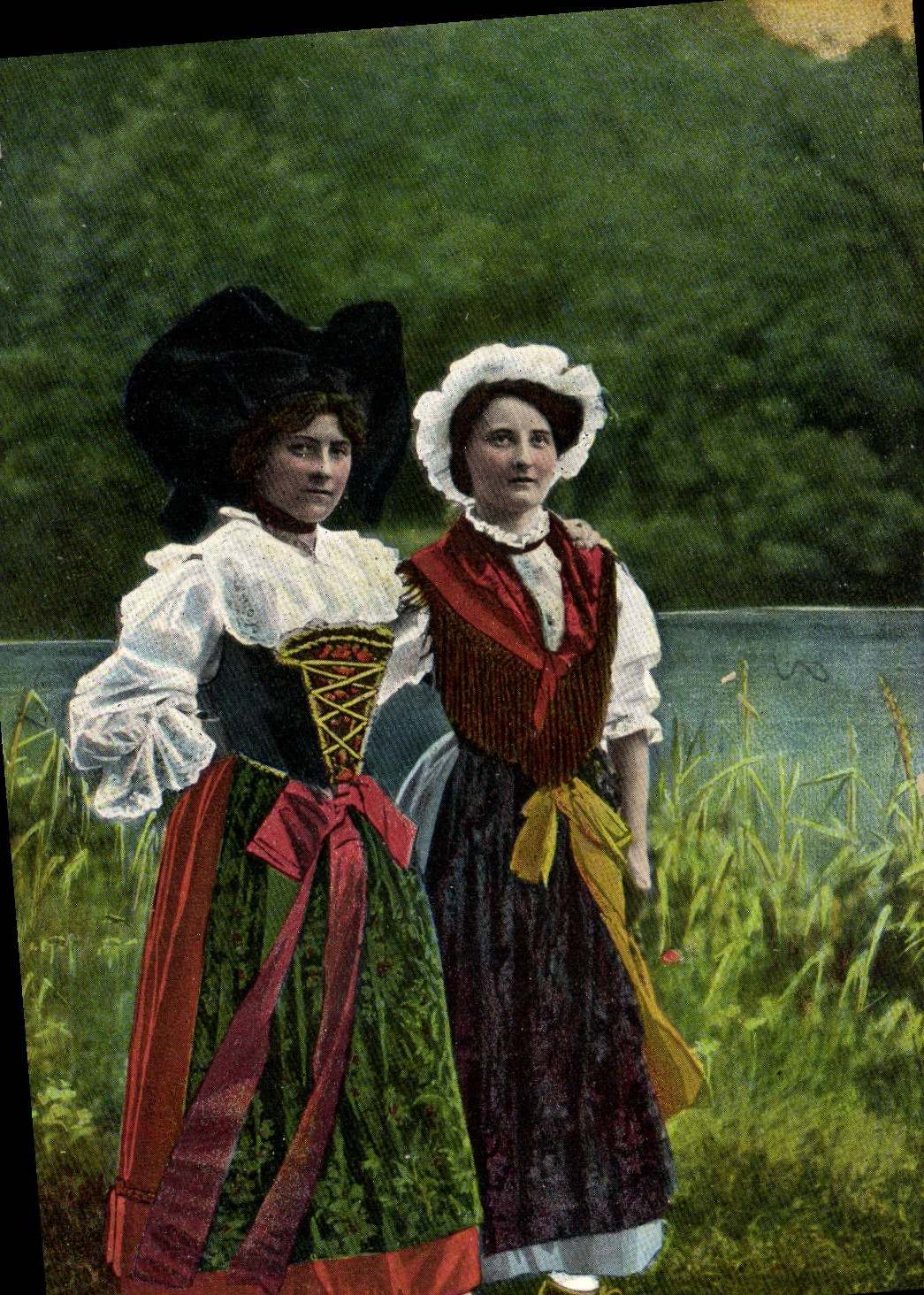 CPA Folklore Alsace Lorraine 