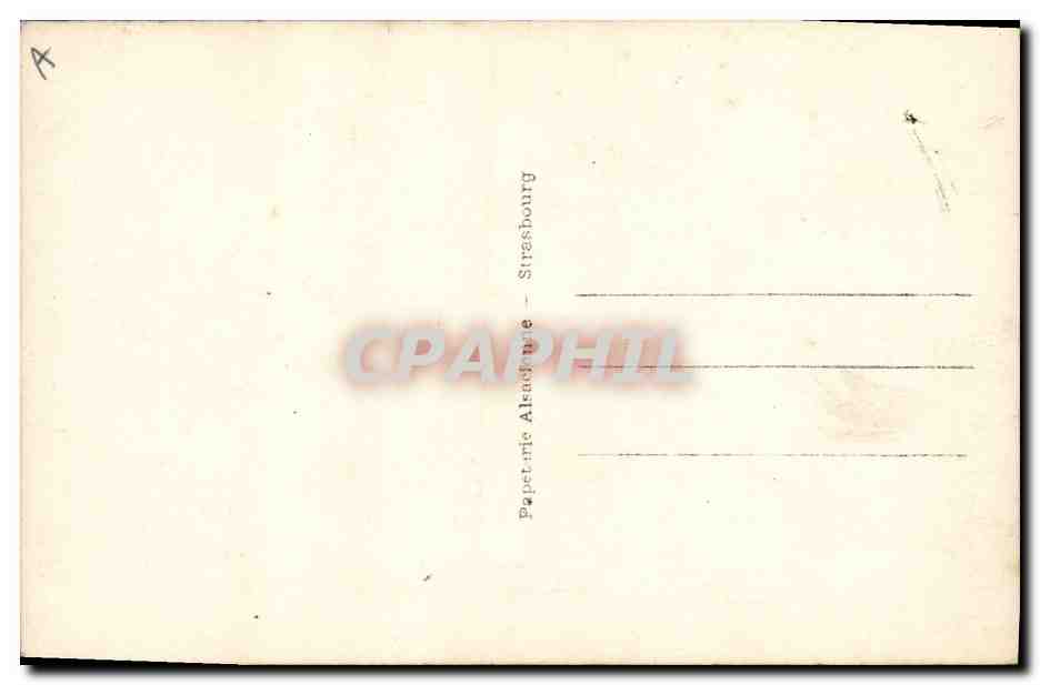 CPA Folklore Alsace Alsacienne et Lorraine Cygne  — Verso