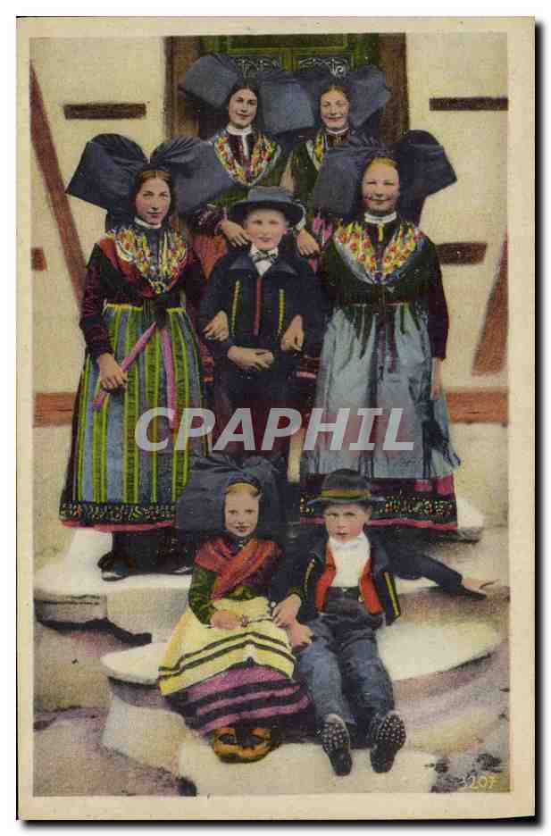 CPA Folklore Alsace 
