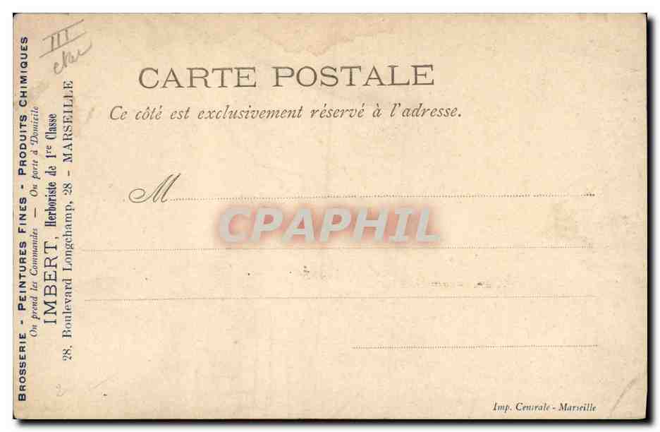 CPA Fantaisie Illustrateur Les sept peches capitaux La paresse — Rückseite