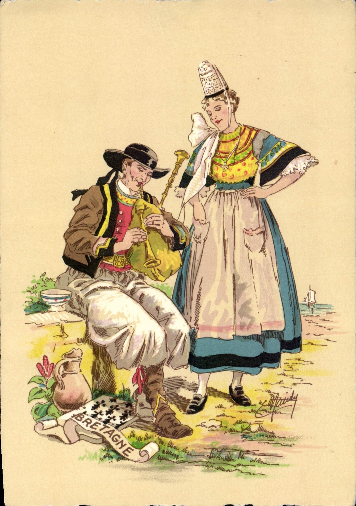 CPM Bretagne Folklore 