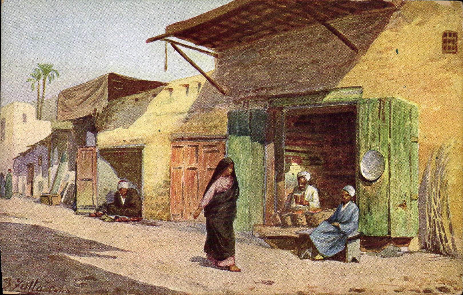 CPA Fantaisie Orientalisme Egypt Egypte
