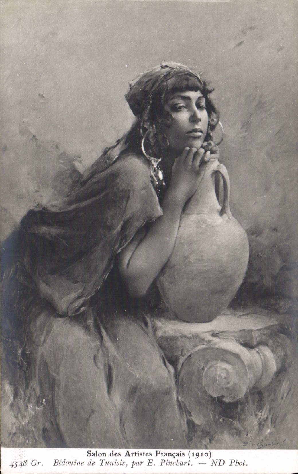 Bédouine de Tunisie — Salon des Artistes Français (1910) — E. Pinchart