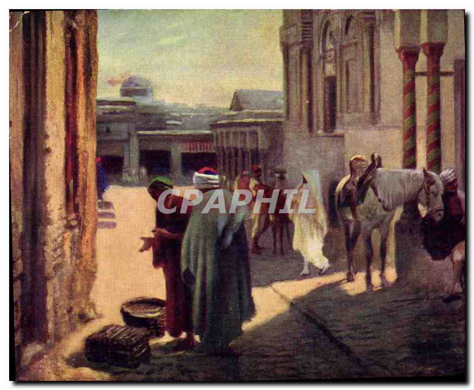 CPA Fantaisie Orientalisme Entree d'un palais du Rey