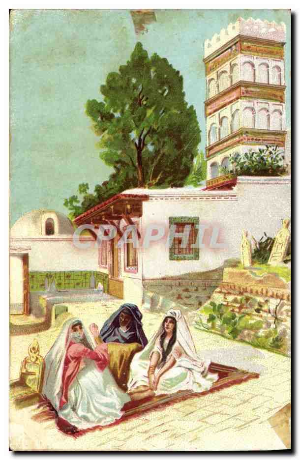 CPA Fantaisie Orientalisme Egypt Egypte