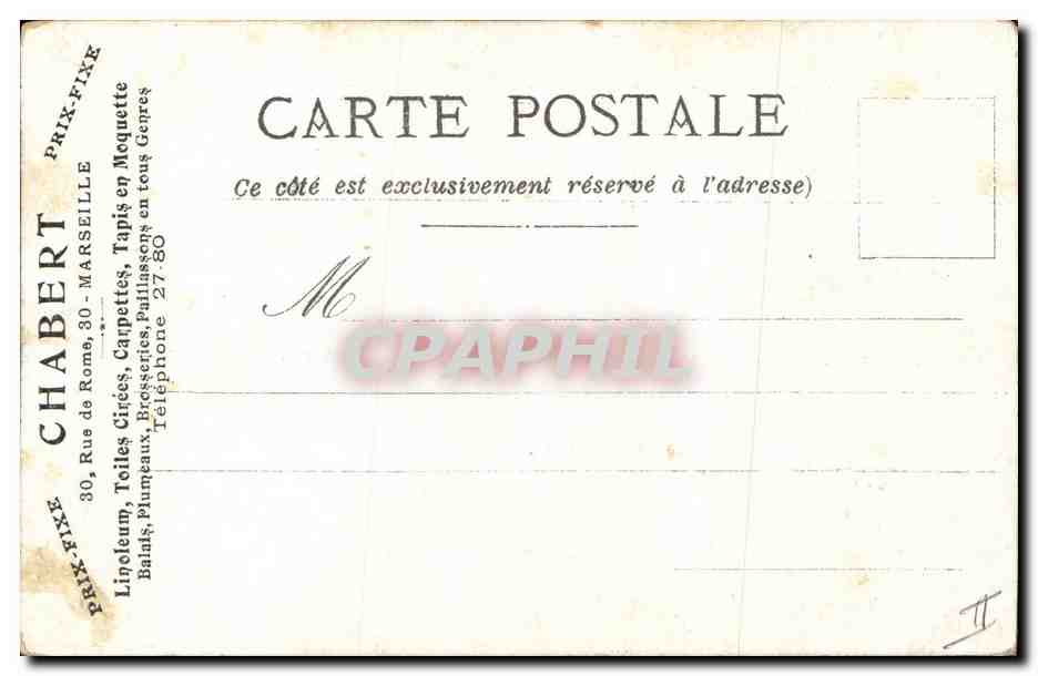 CPA Fantaisie Orientalisme Egypt Egypte — Rückseite
