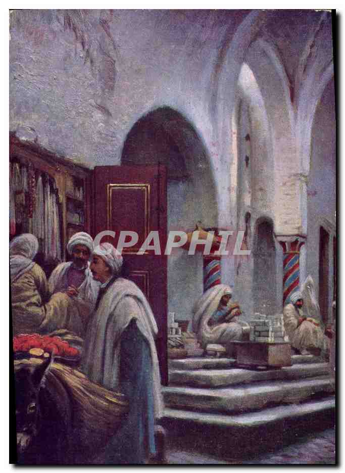 CPA Fantaisie Orientalisme Entree d'une mosquee