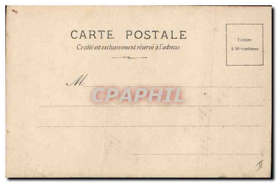 CPA Fantaisie Orientalisme Salon 1901 Deutsch Meditation — Rückseite