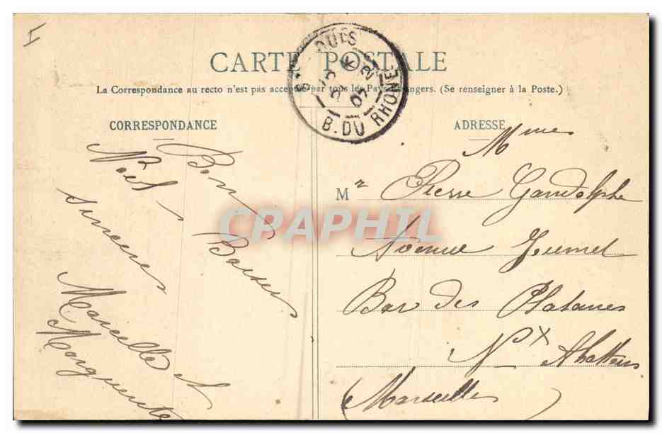 CPA Fantaisie Enfant  — Verso