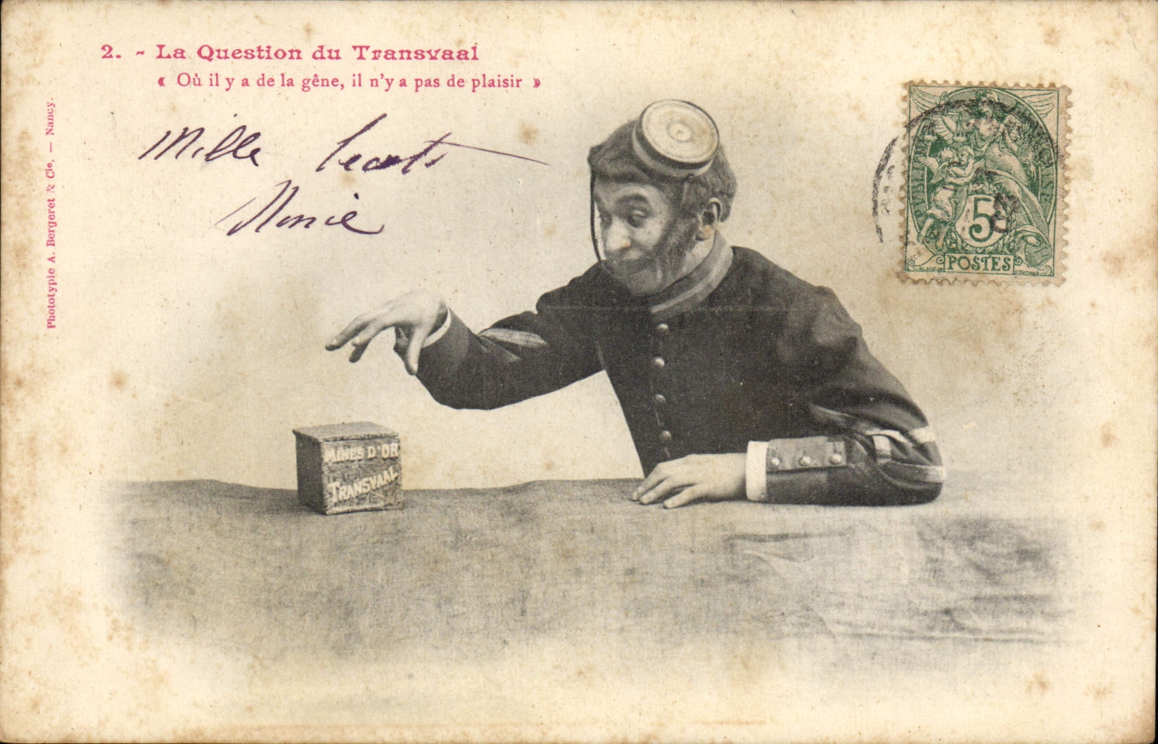 CPA Fantaisie La question du Transvaal 