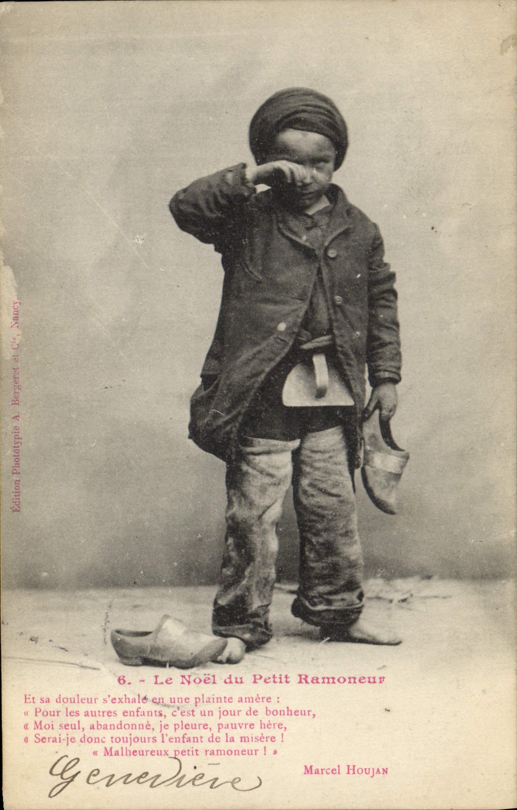 Le Noël du Petit Ramoneur — Édition Phototypie A. Bergeret, Nancy, n°6