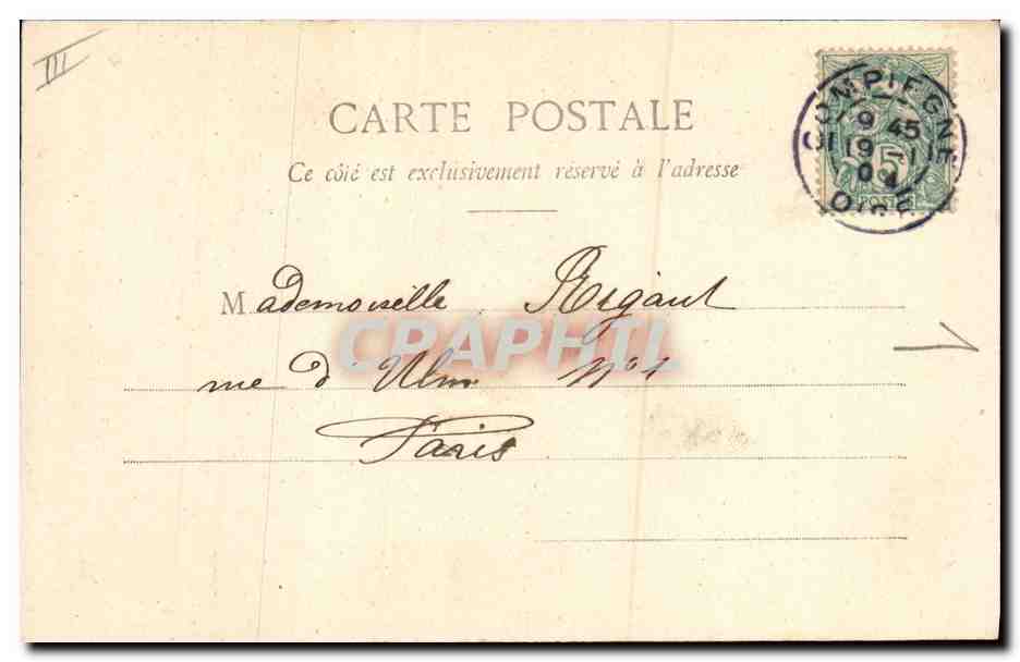CPA Fantaisie Enfant Souvenirs de jeunesse — Rückseite