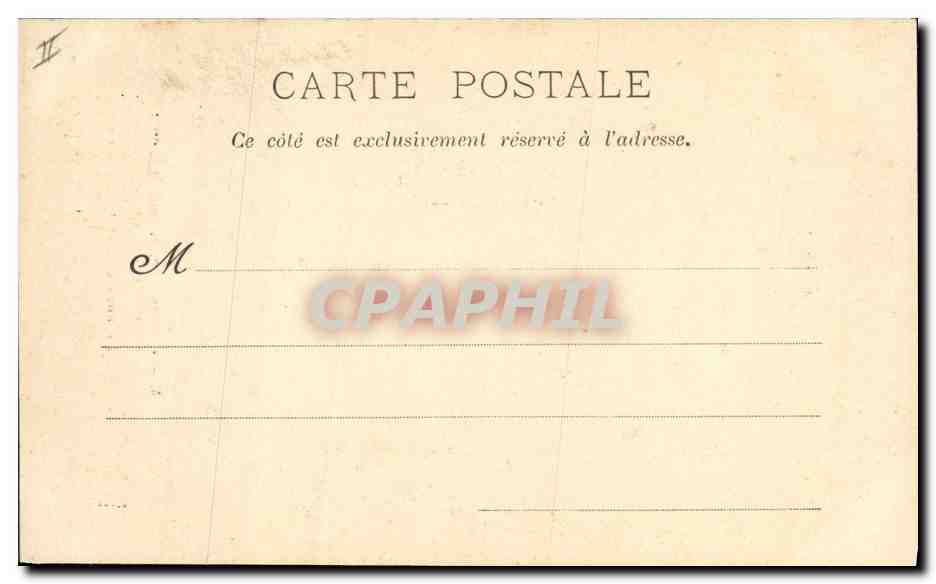 CPA Fantaisie Enfant Femme Le Pater — Verso