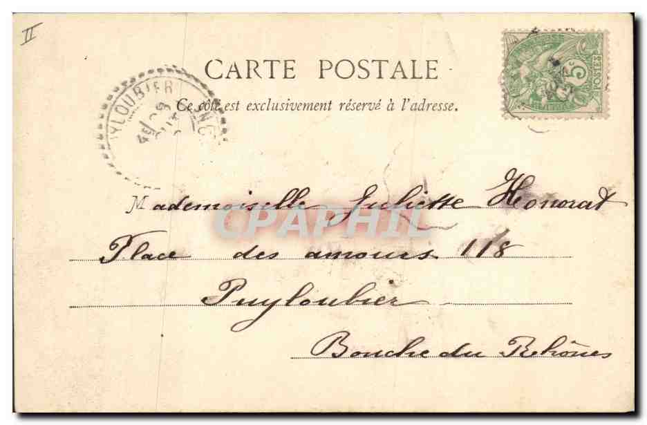 CPA Fantaisie Homme Pitou a ses parents Militaria  — Verso