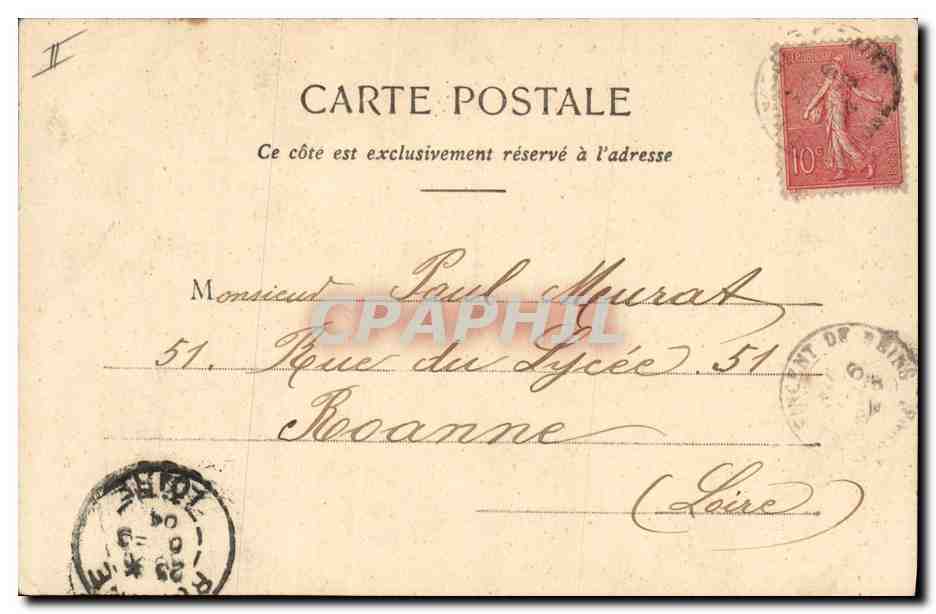 CPA Fantaisie Enfant Le petit Pandore — Rückseite