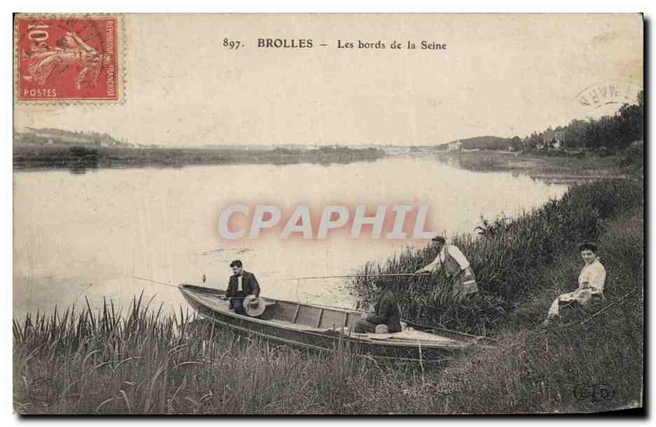 BROLLES — Les bords de la Seine — Éditeur : Brolles, n° 897