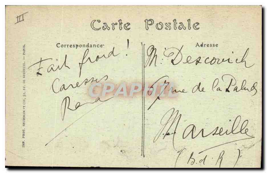 CPA Peche Pecheur Niort Bords de la Sevre Niortaise — Rückseite