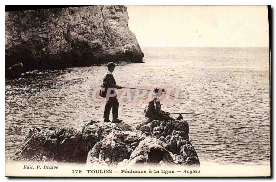 Toulon — Angler — Anglers — Verlag: P. Braive 179