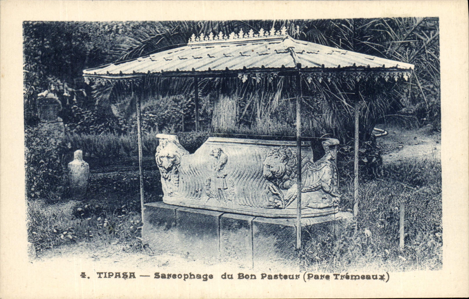 CPA Tipasa Sarcophage du Bon Pasteur Parc Tremeaux