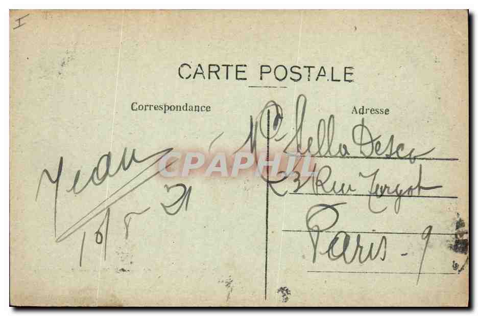 CPA Saintes Tombeau authentique de SAint Eutrope But de pelerinage — Rückseite
