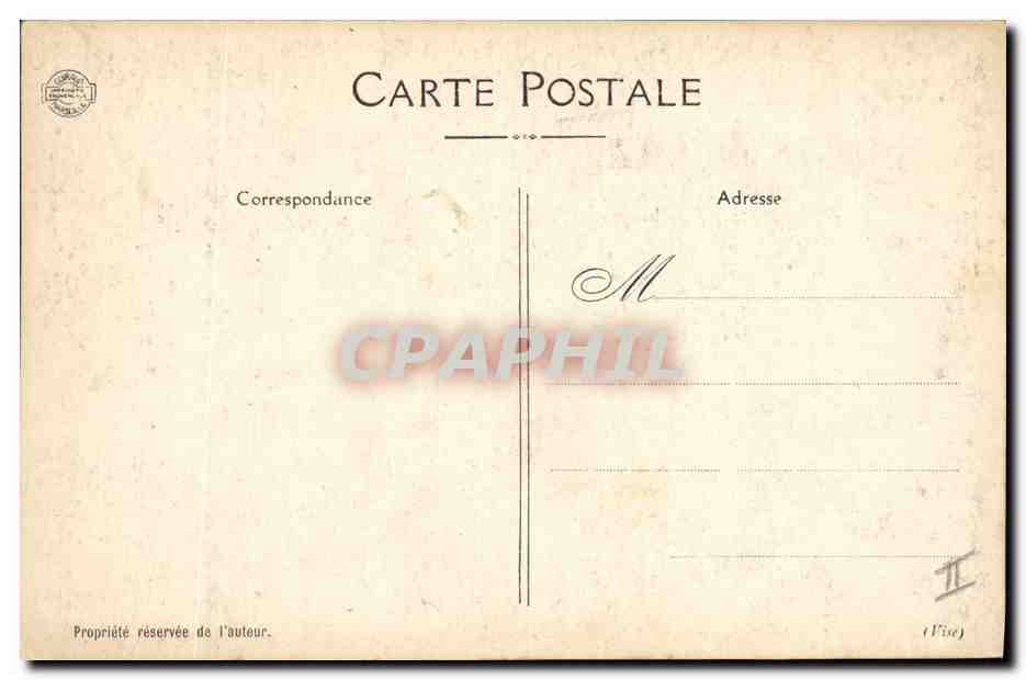 CPA Chouette Hibou L'expiation Adcci  — Rückseite
