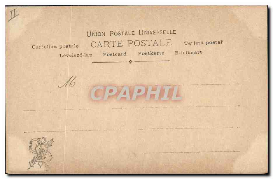 CPA Coq Poule Salon 1904 De Ladeveze Deux coqs vivaient en paix  — Rückseite