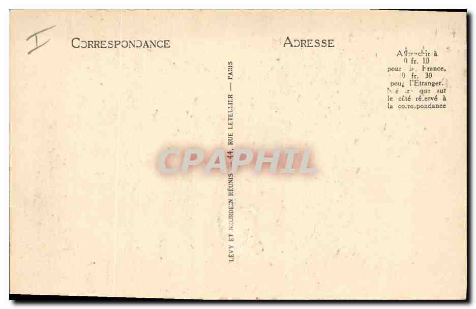 CPA Coq Poule Bagneres de Bigorre Monument aux enfants de Bagneres morts pour la Patrie  — Rückseite